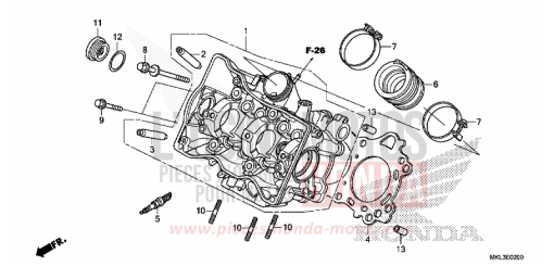 CYLINDER HEAD NC750XDK de 2019